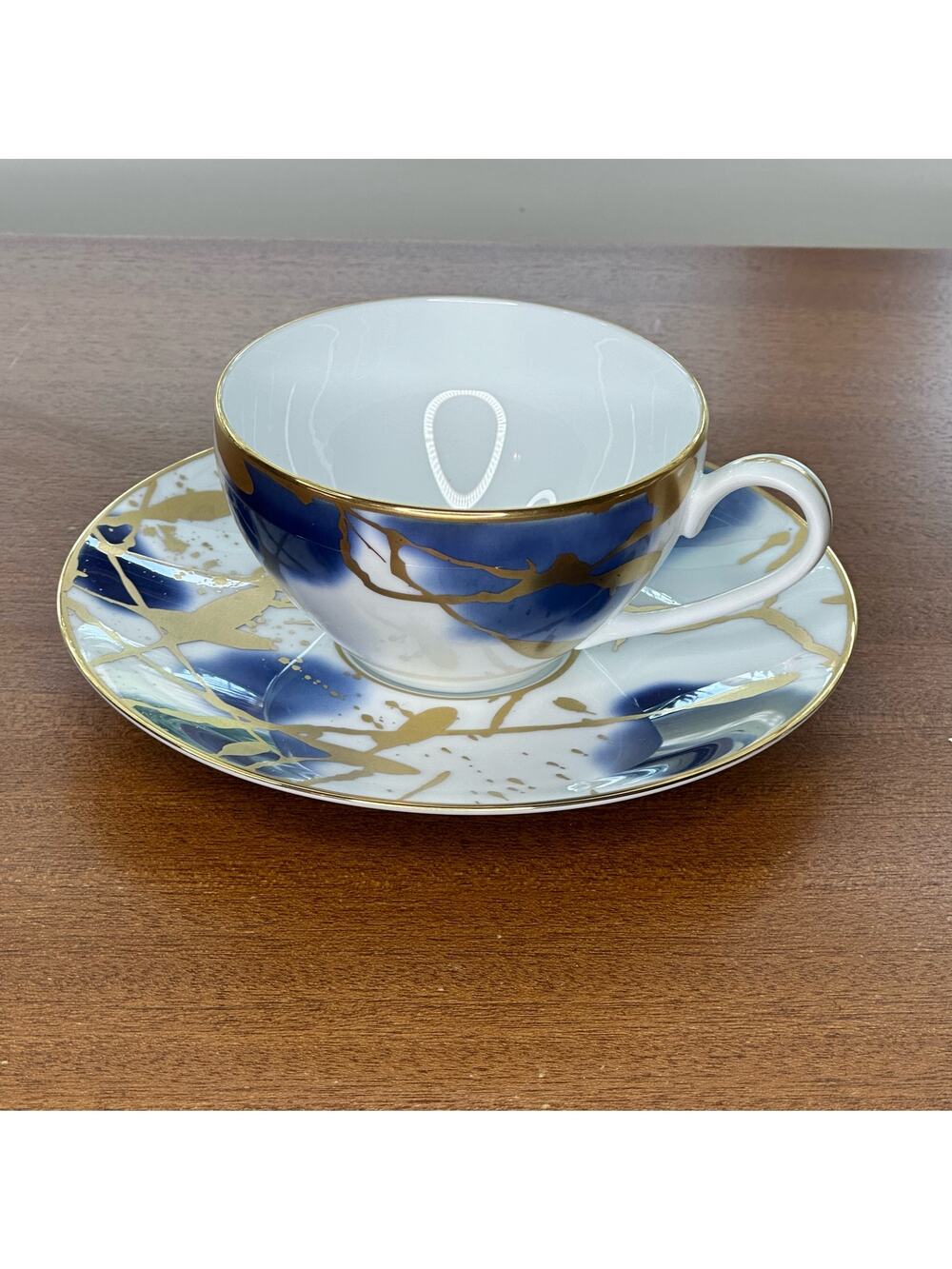 Cup and Saucer in Jubilant Days Gold by Noritake Contemporary Dining